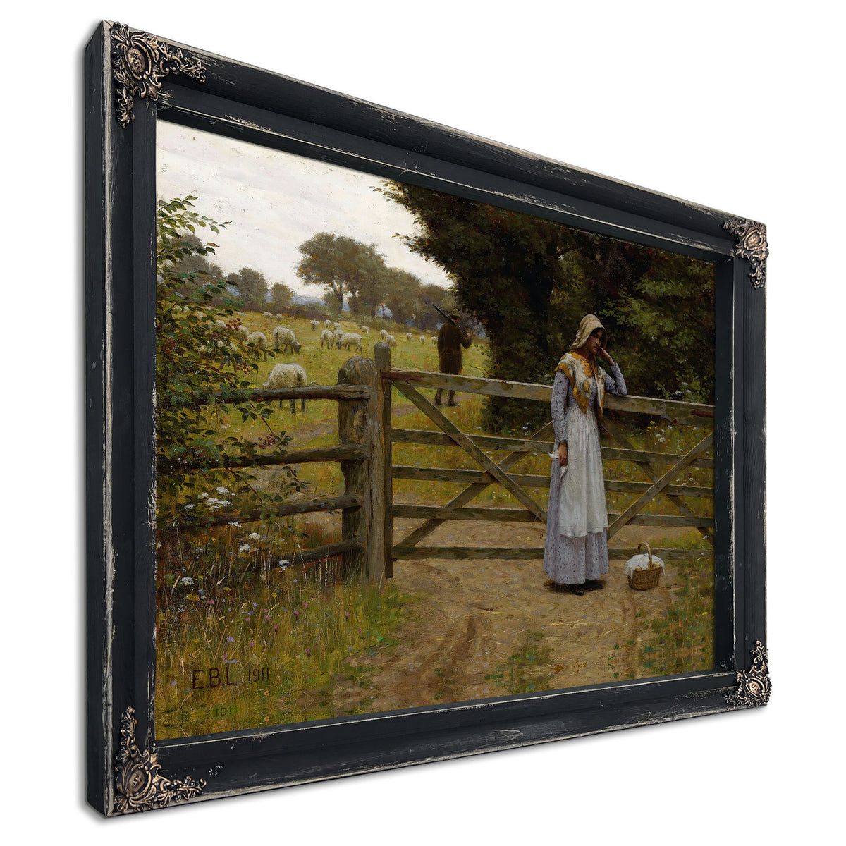 Off By Edmund Blair Leighton