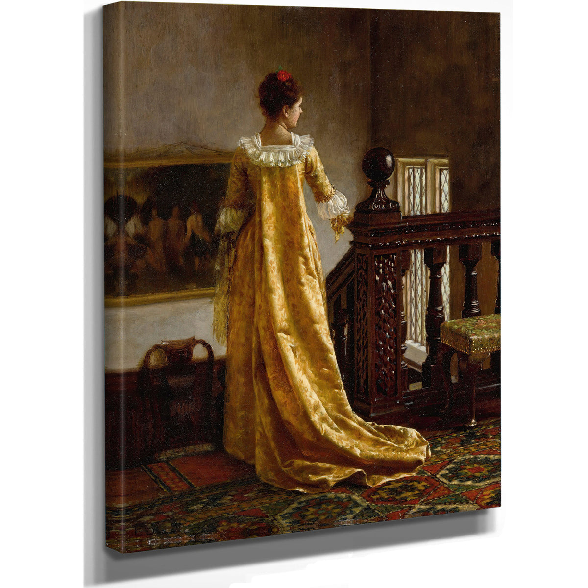 Qui Maime Me Suit Who Loves Me Follows By Edmund Blair Leighton