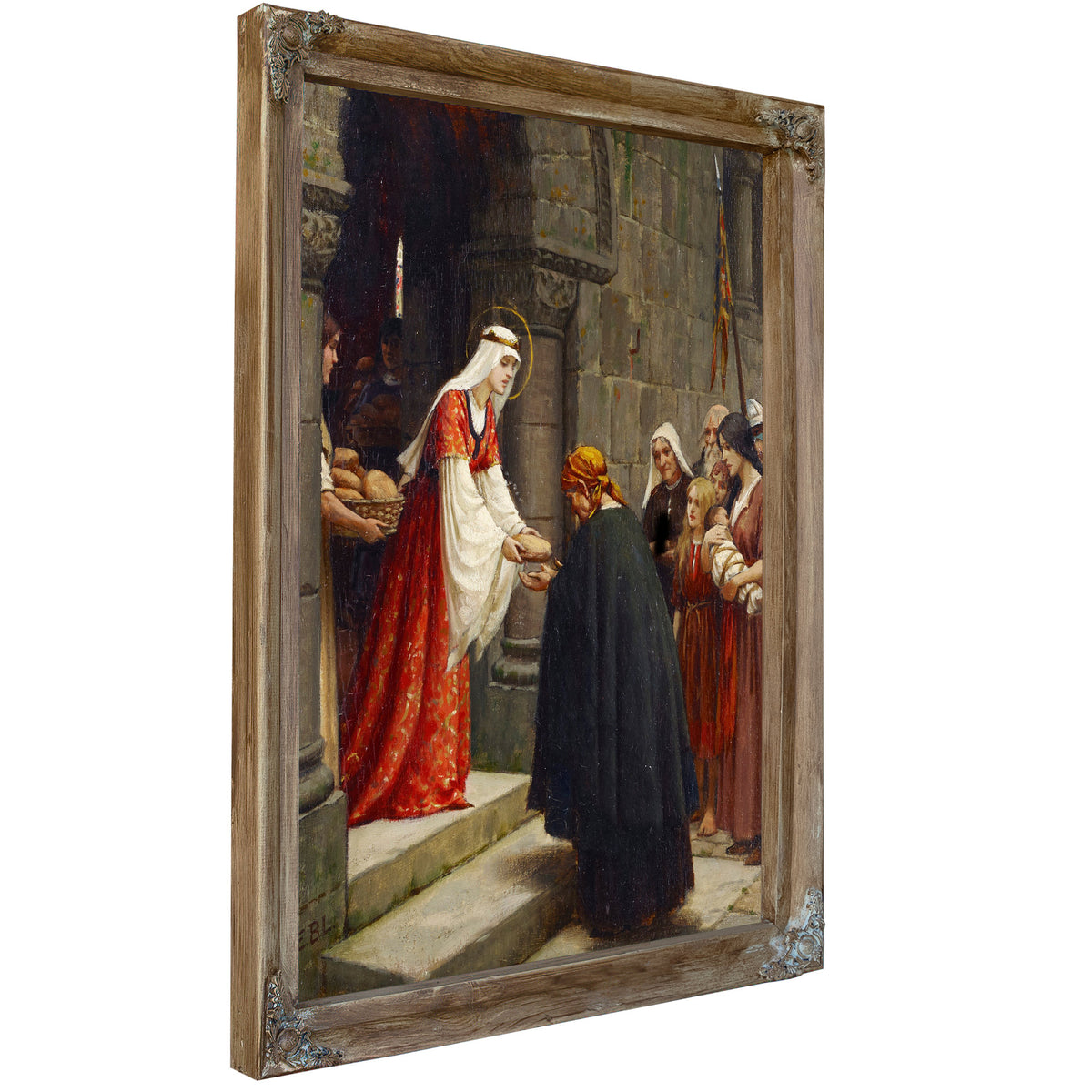 The Charity Saint Elizabeth Hungary By Edmund Blair Leighton