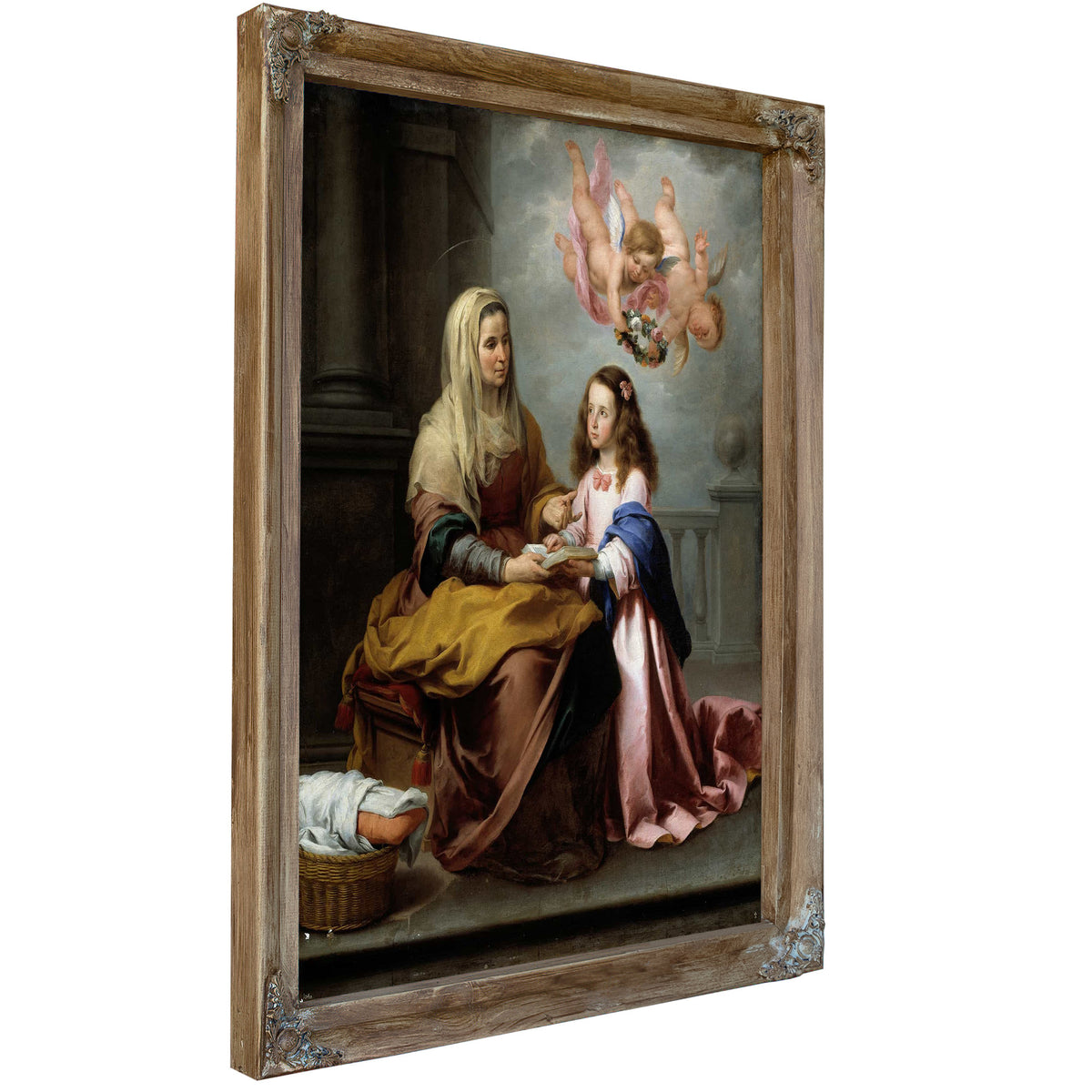 Education Of The Virgin by Bartolome Esteban Murillo
