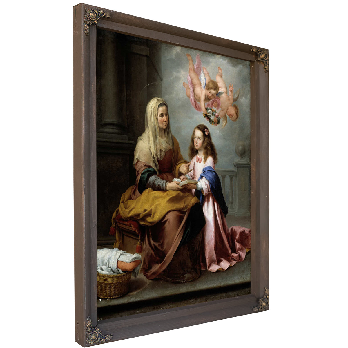 Education Of The Virgin by Bartolome Esteban Murillo