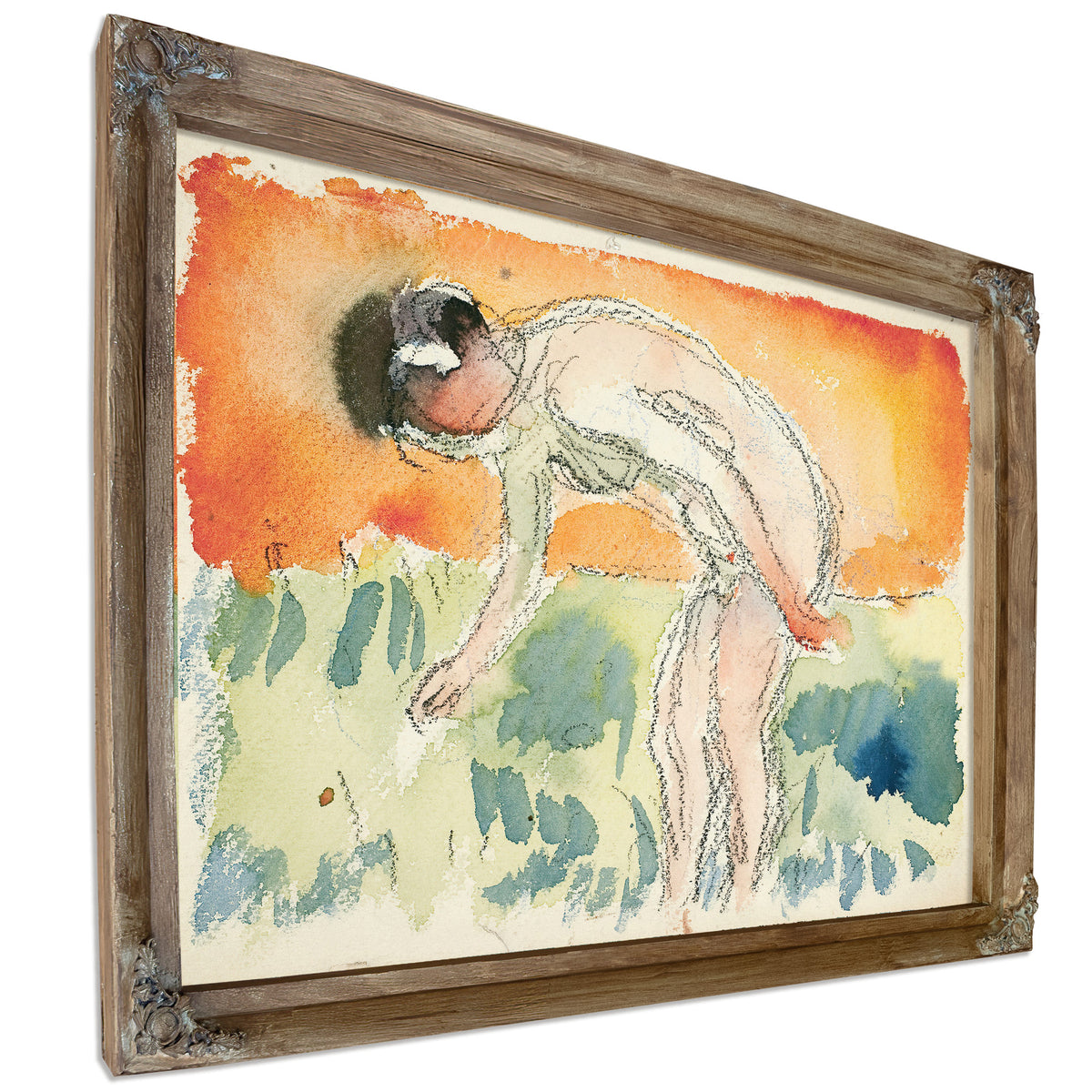 Akt Som Byer Seg 1926 1927 By Edvard Munch