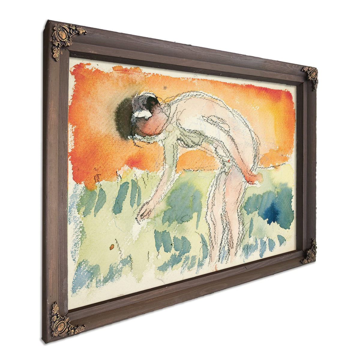 Akt Som Byer Seg 1926 1927 By Edvard Munch