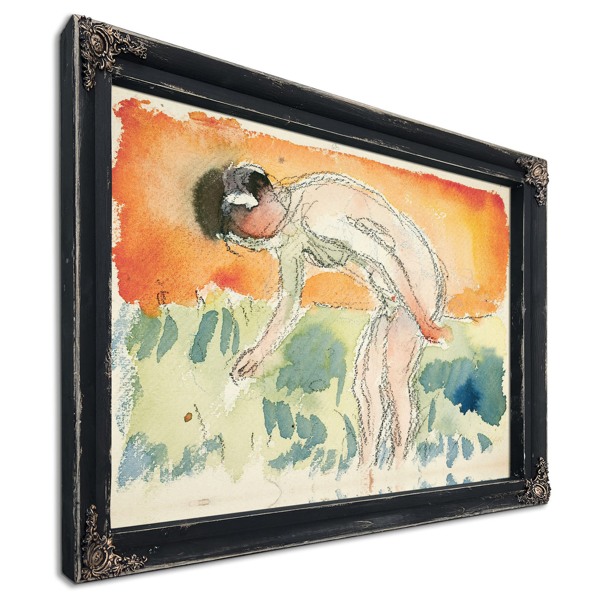 Akt Som Byer Seg 1926 1927 By Edvard Munch