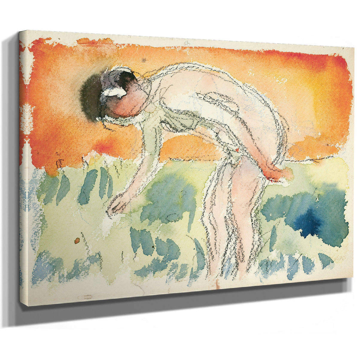 Akt Som Byer Seg 1926 1927 By Edvard Munch