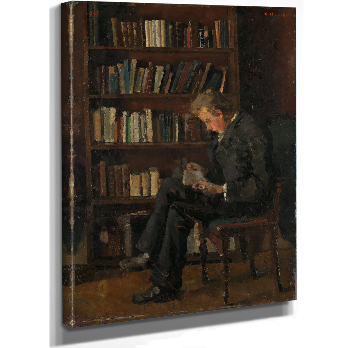 Andreas Reading 18821883 By Edvard Munch