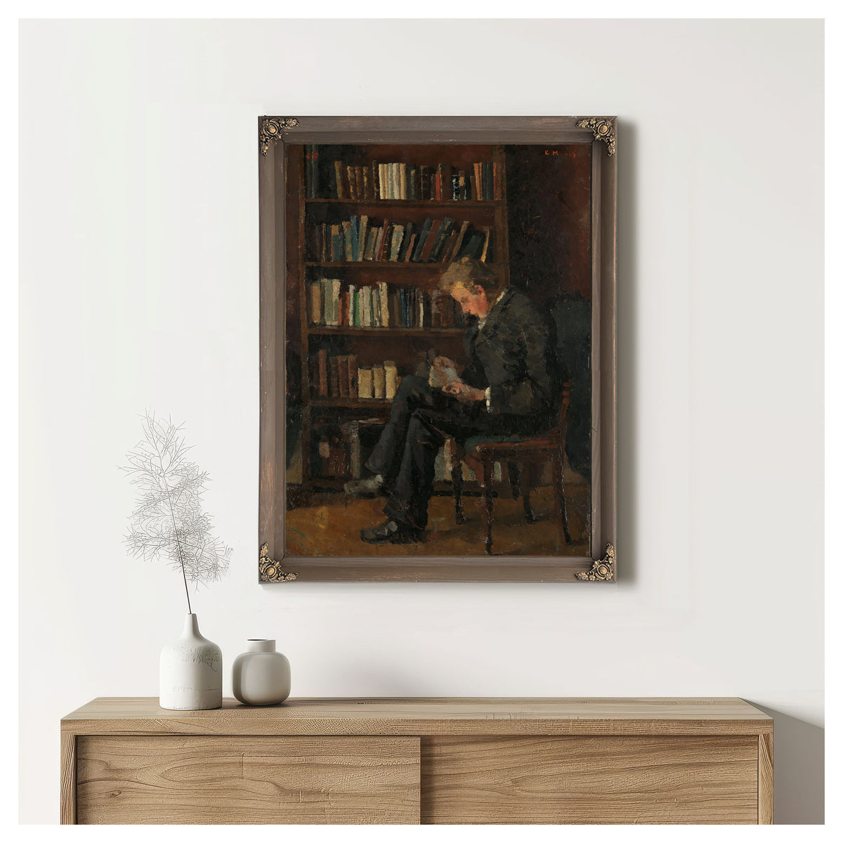 Andreas Reading 18821883 By Edvard Munch