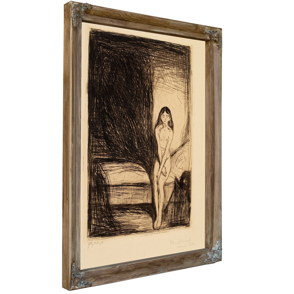 At Night Puberty 1986 By Edvard Munch