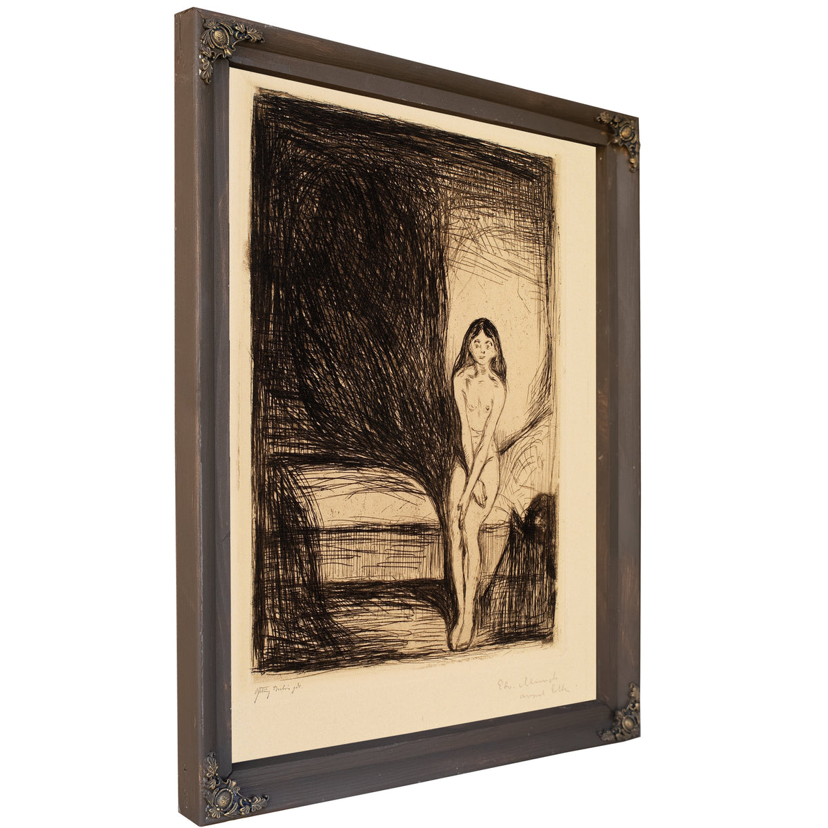 At Night Puberty 1986 By Edvard Munch