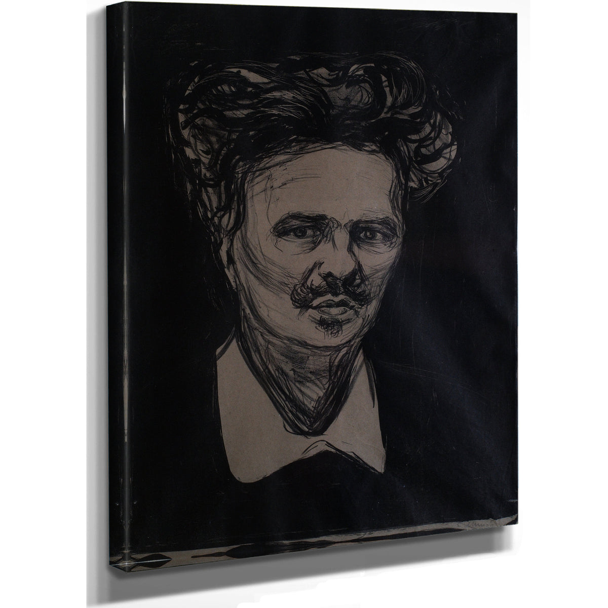 August Strindberg By Edvard Munch