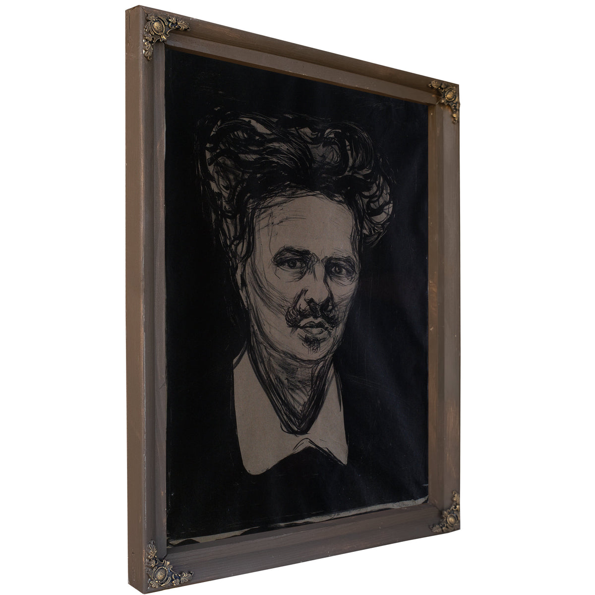August Strindberg By Edvard Munch