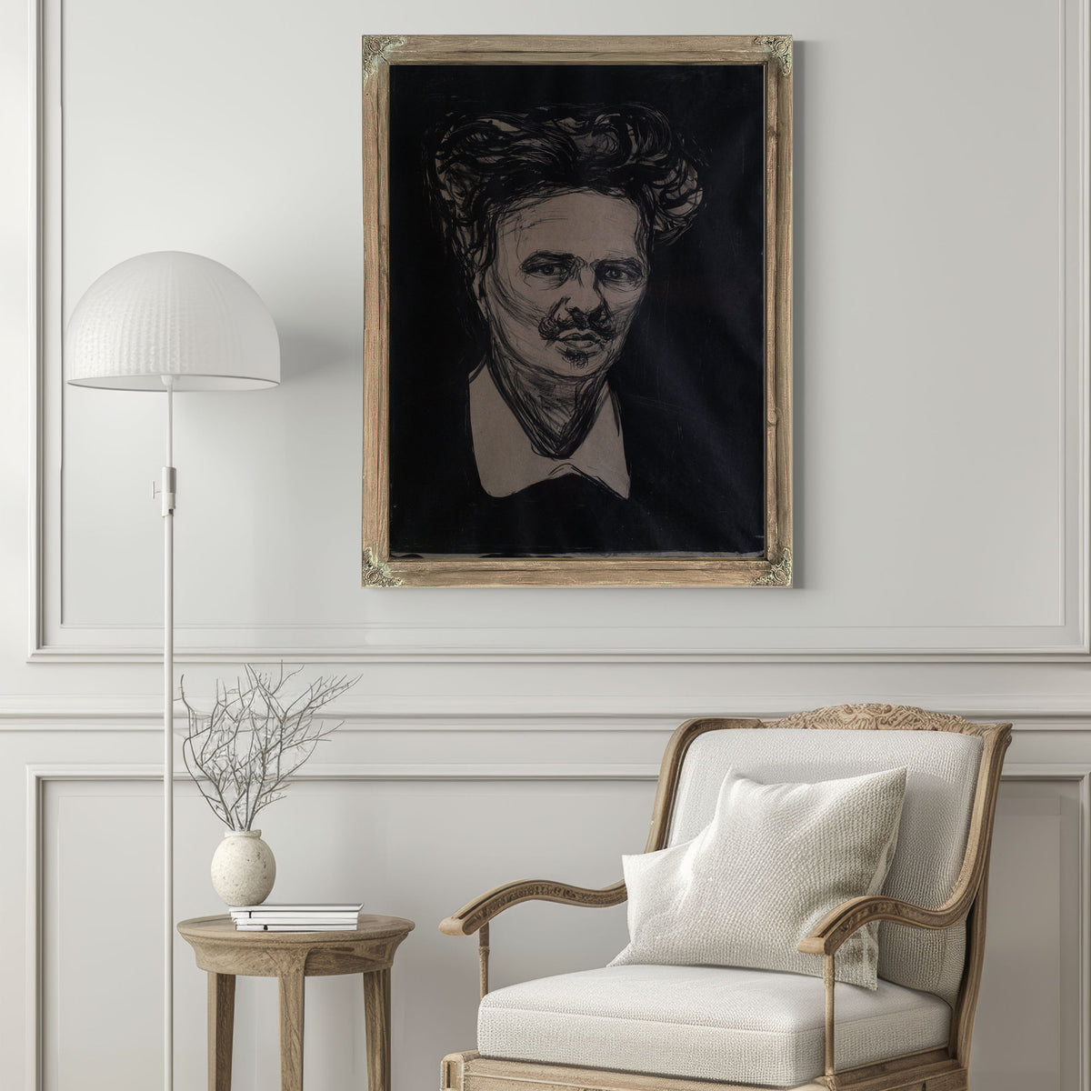 August Strindberg By Edvard Munch