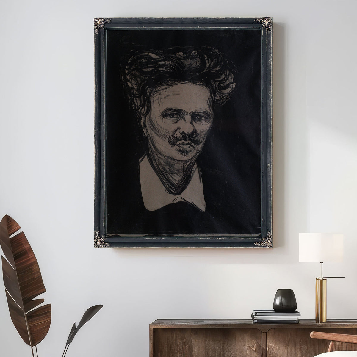 August Strindberg By Edvard Munch