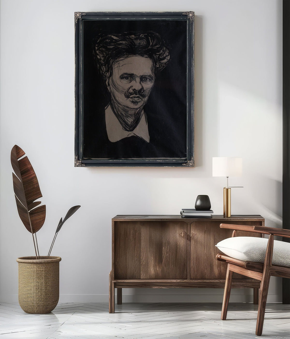 August Strindberg By Edvard Munch