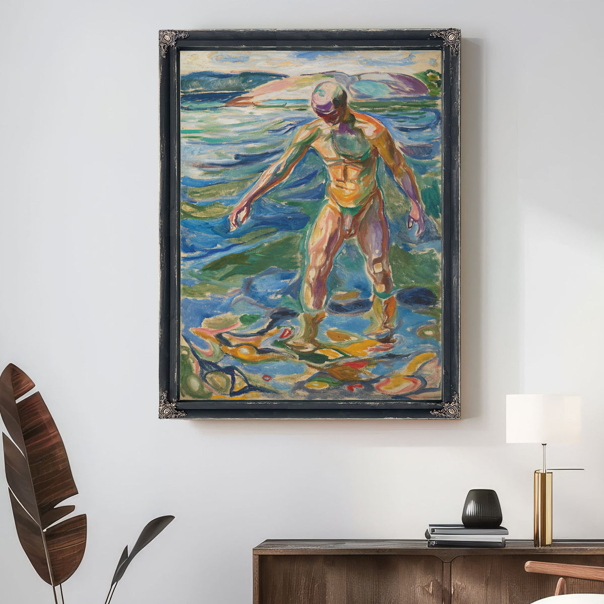 Bathing Man 1918 By Edvard Munch