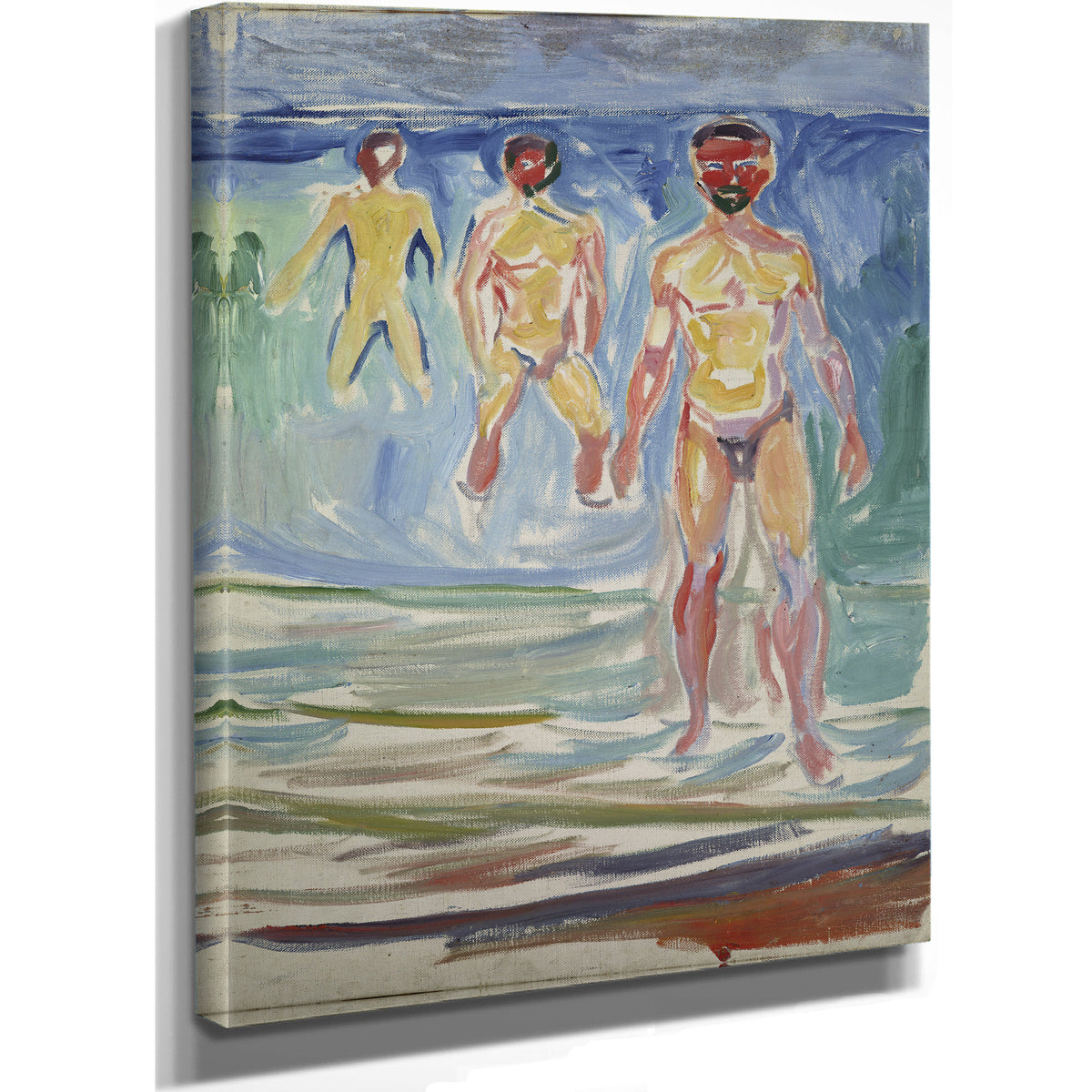 Bathing Men 1907 By Edvard Munch