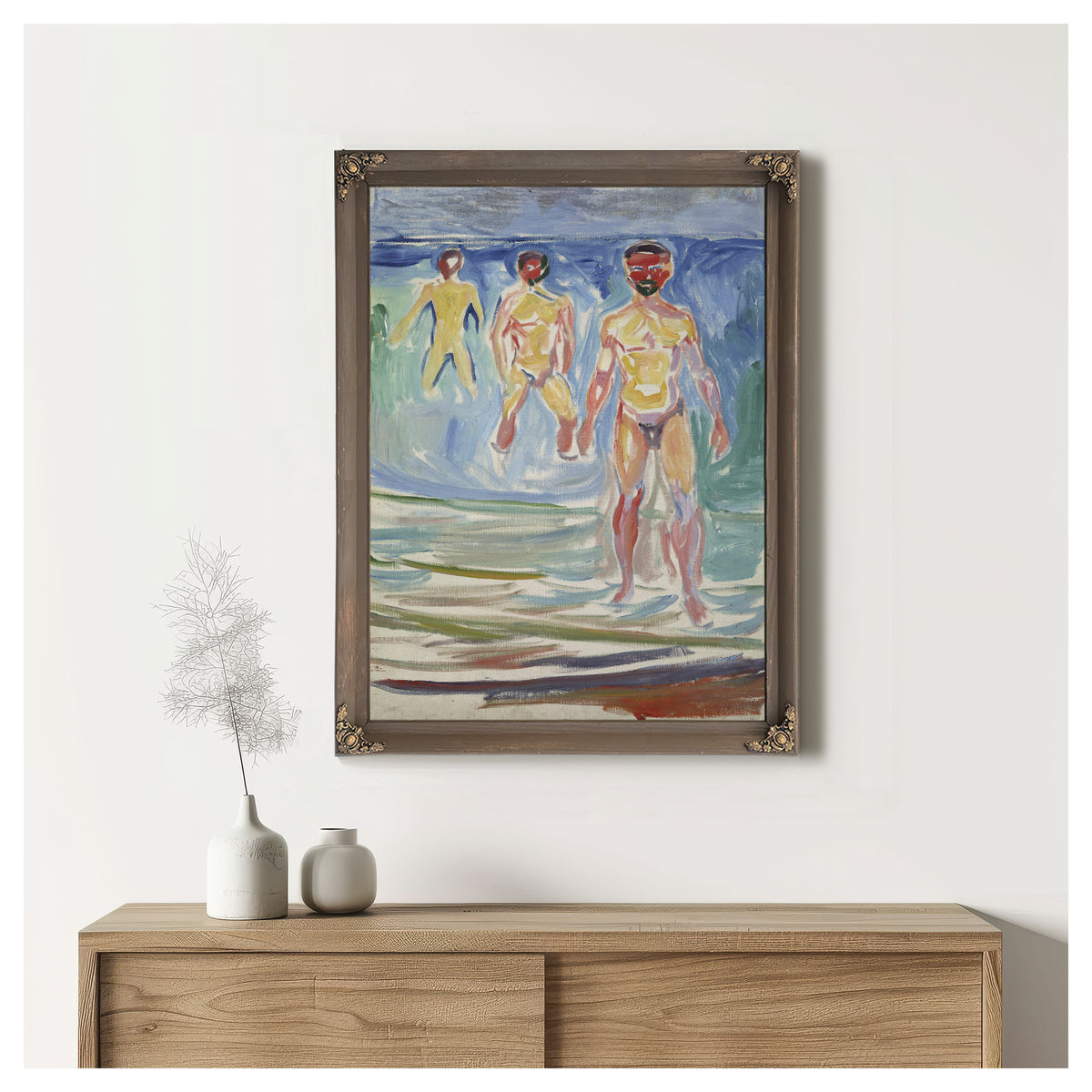 Bathing Men 1907 By Edvard Munch