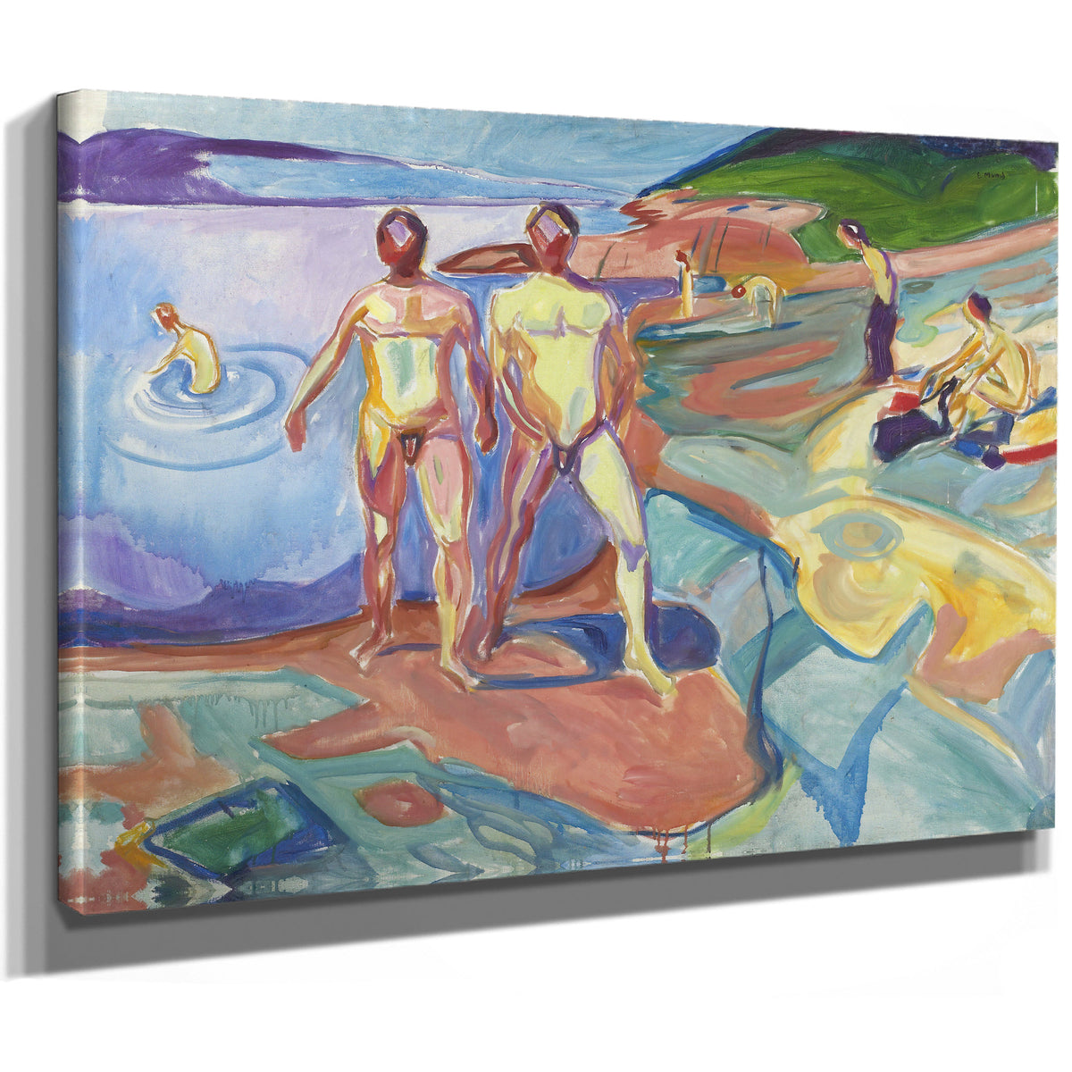 Bathing Men 1929 By Edvard Munch