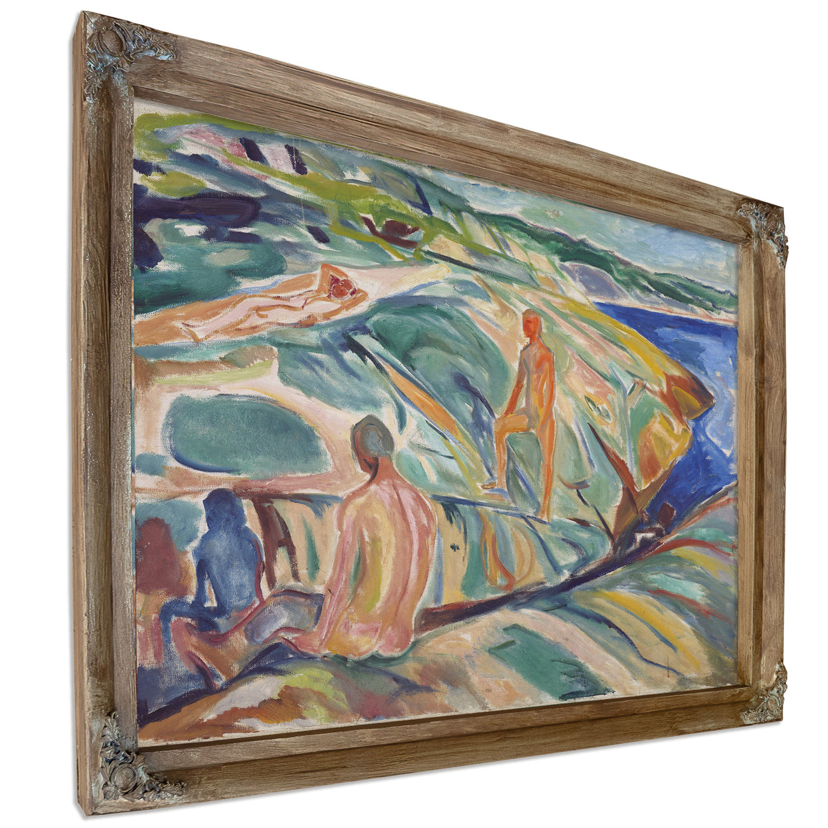 Bathing Men Rocks 1915 By Edvard Munch