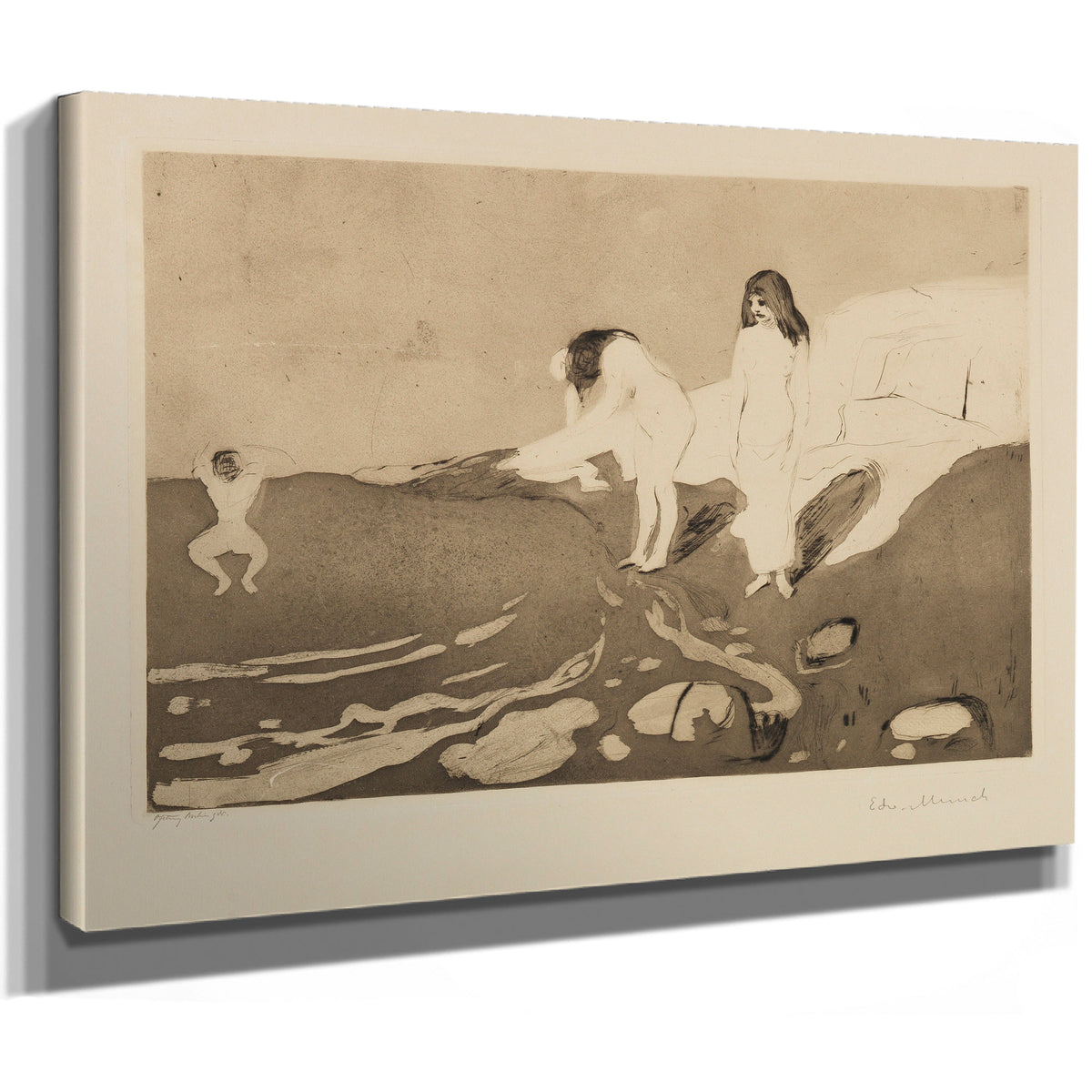 Bathing Women 1895 By Edvard Munch