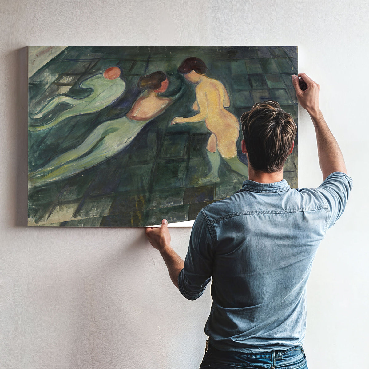 Bathing Women 189697 By Edvard Munch