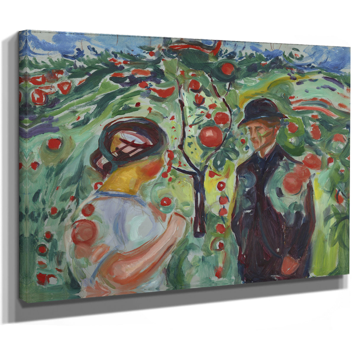 Beneath Red Apples 192730 By Edvard Munch