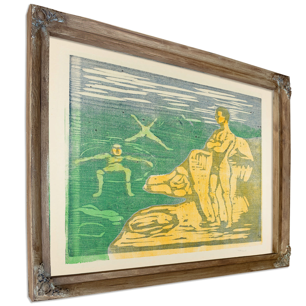 Boys Bathing 1899 By Edvard Munch