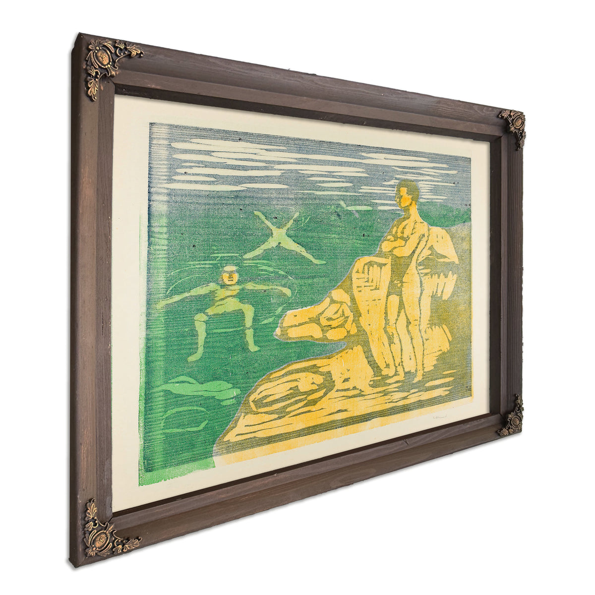 Boys Bathing 1899 By Edvard Munch
