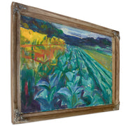Cabbage Field 1915 By Edvard Munch