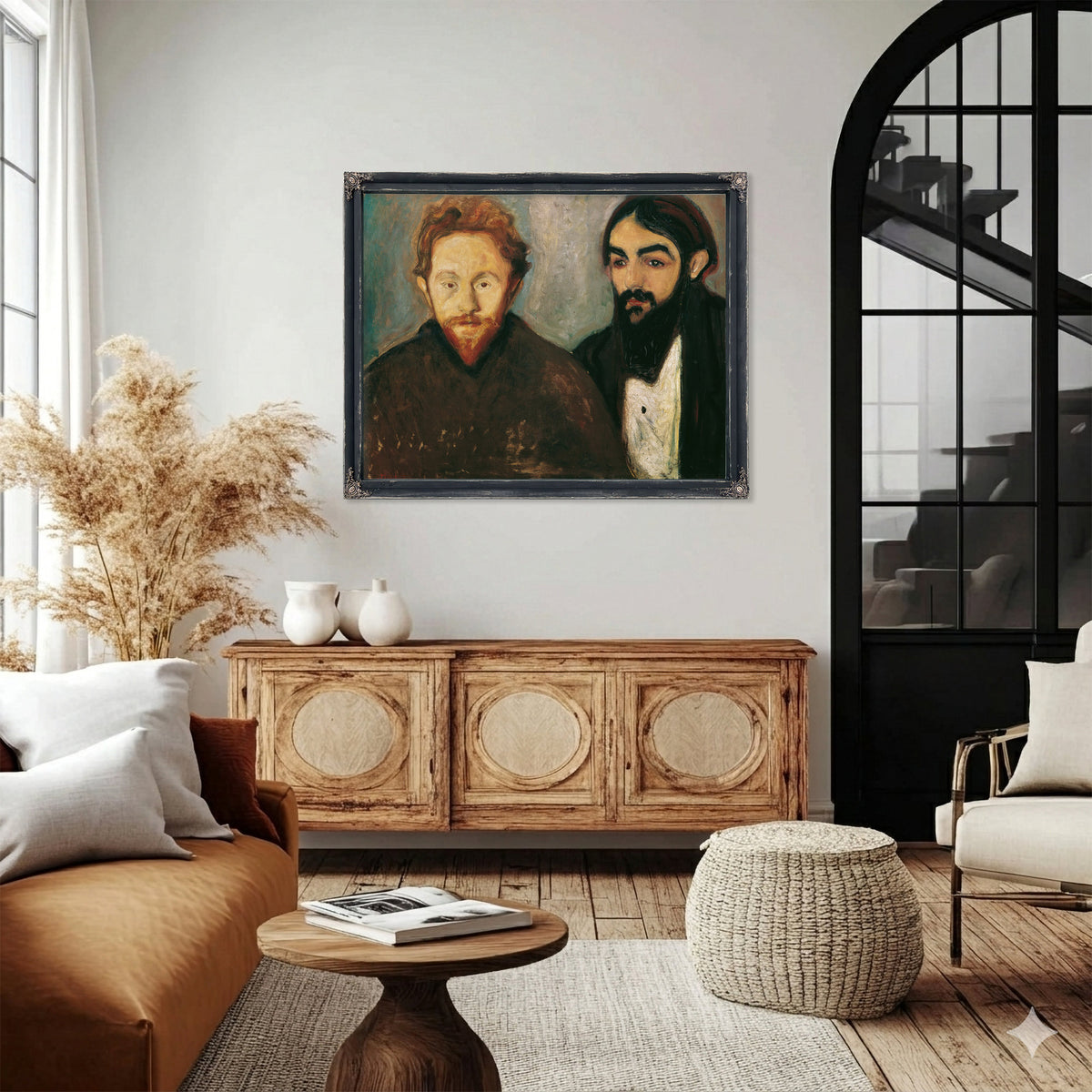 Der Maler Paul Herrmann Und der Arzt By Edvard Munch