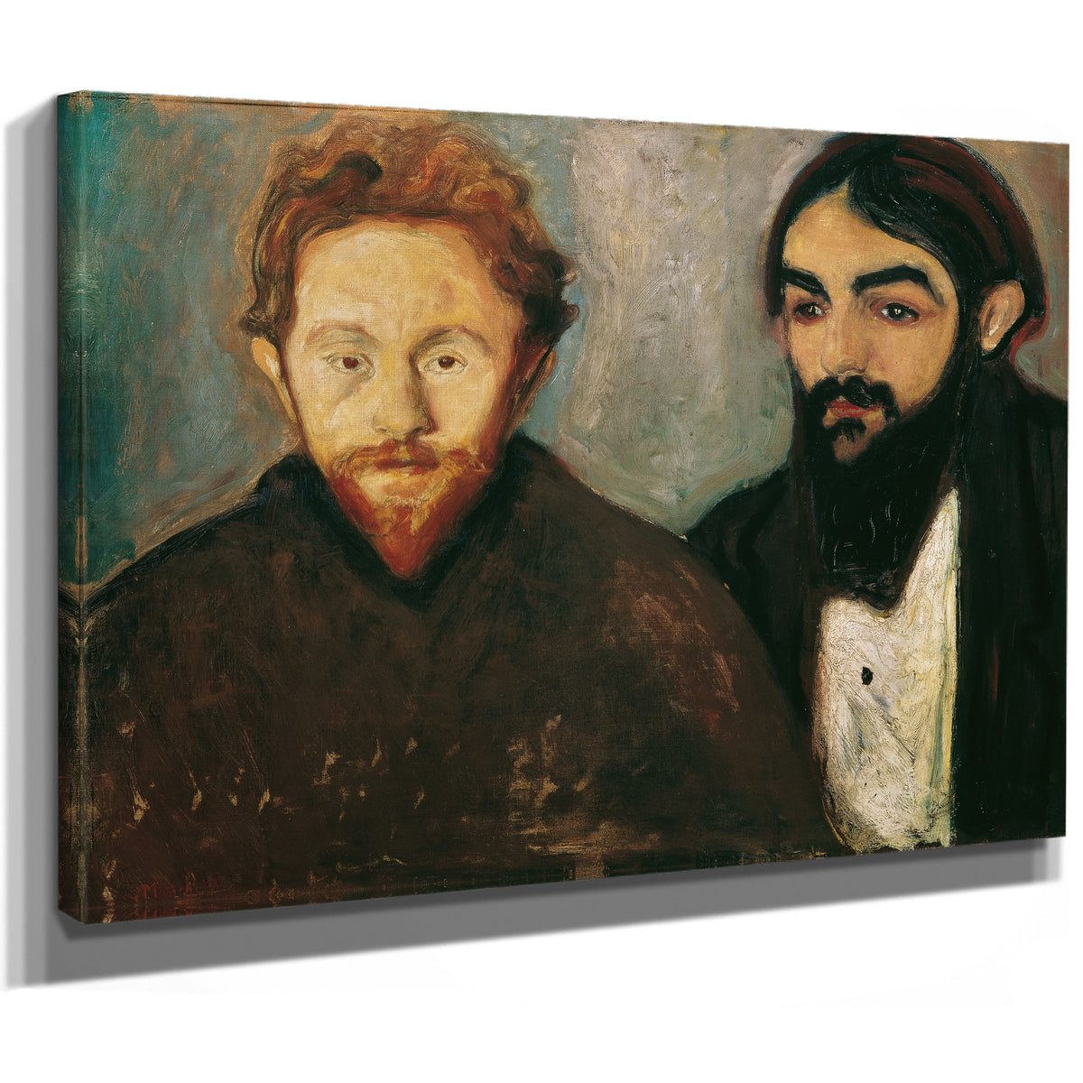 Der Maler Paul Herrmann Und der Arzt By Edvard Munch