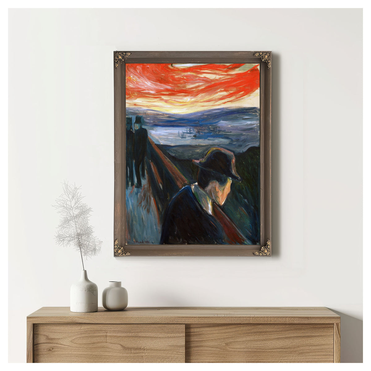 Despair 1892 By Edvard Munch