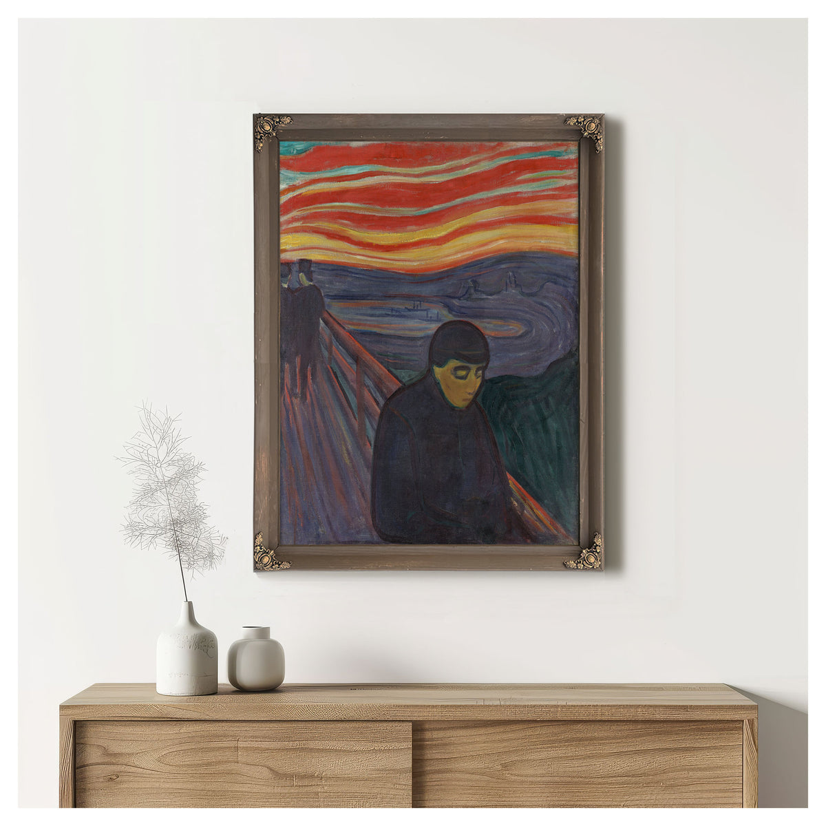 Despair 1894 By Edvard Munch
