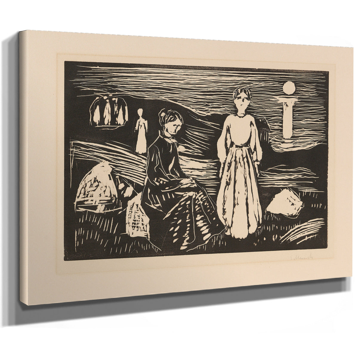 Frauen Am Strand 1908 By Edvard Munch