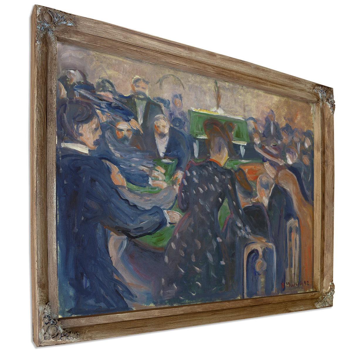 Gamblers Monte Carlo 1892 By Edvard Munch