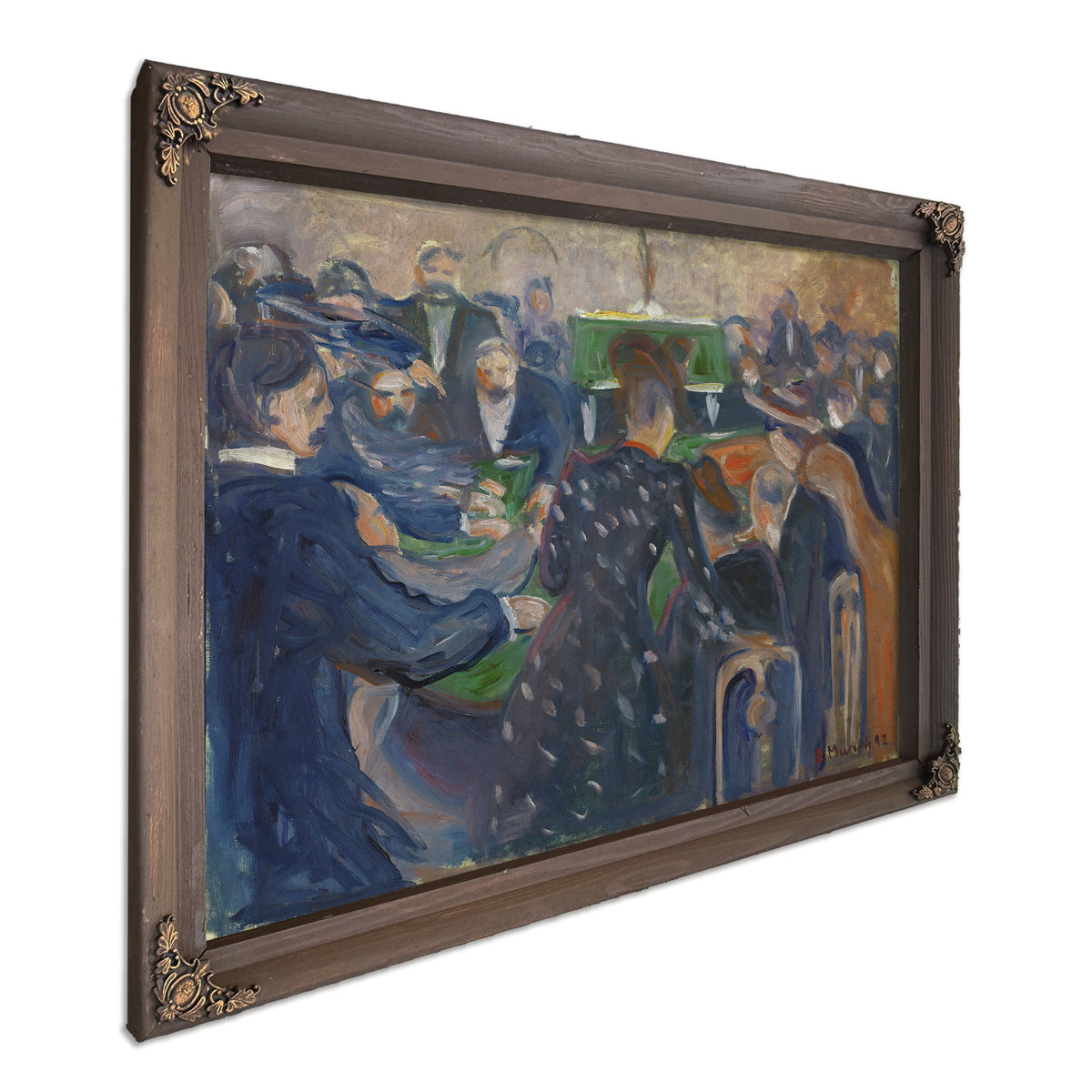 Gamblers Monte Carlo 1892 By Edvard Munch