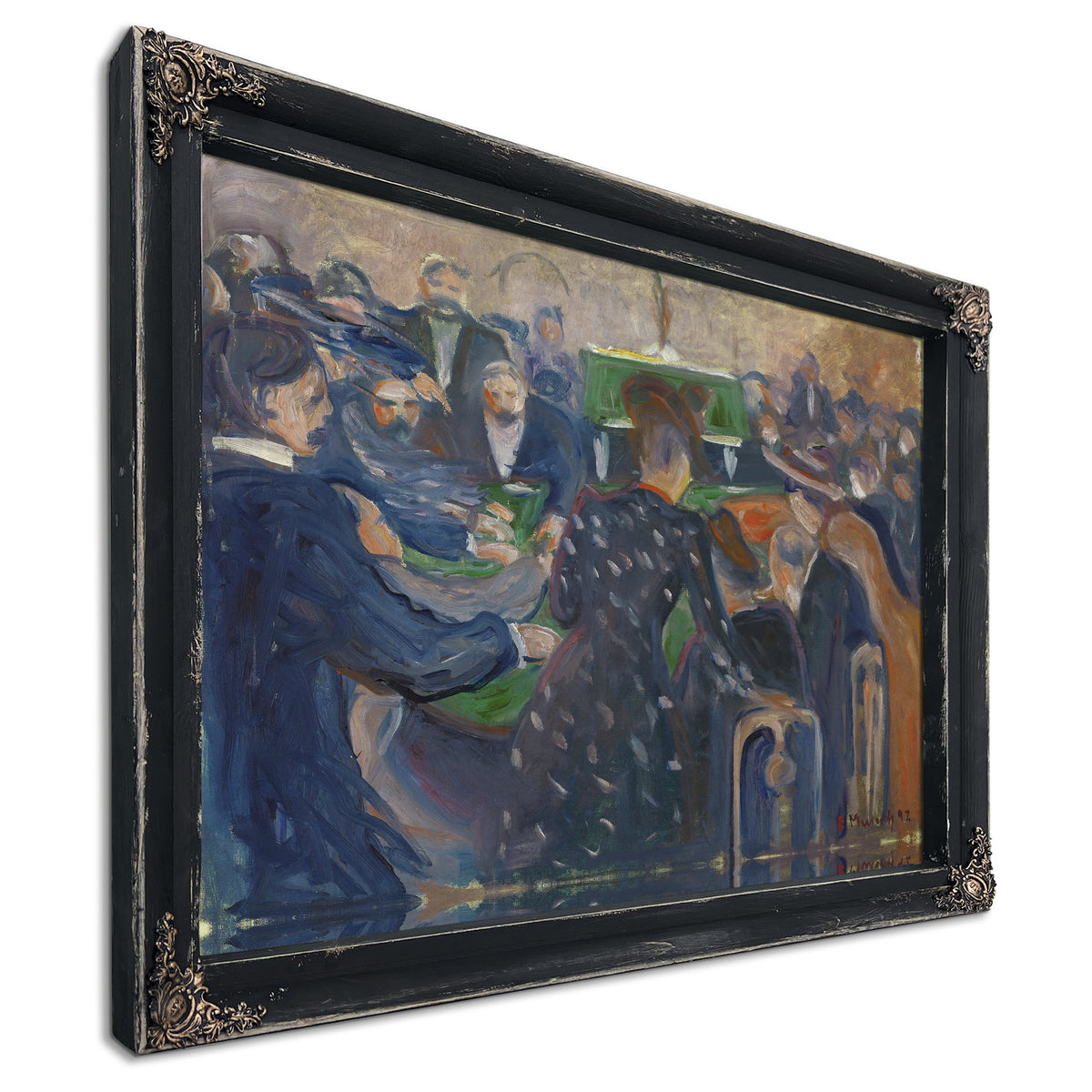 Gamblers Monte Carlo 1892 By Edvard Munch