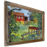 Garden Red House 1882 By Edvard Munch
