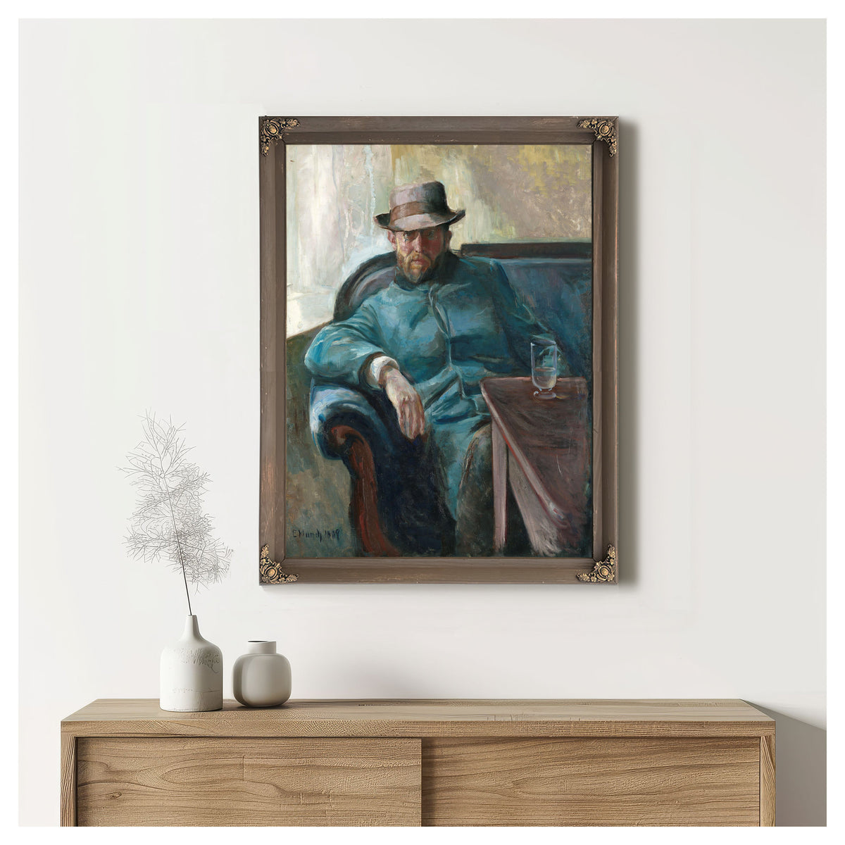 Hans Jger 1889 By Edvard Munch