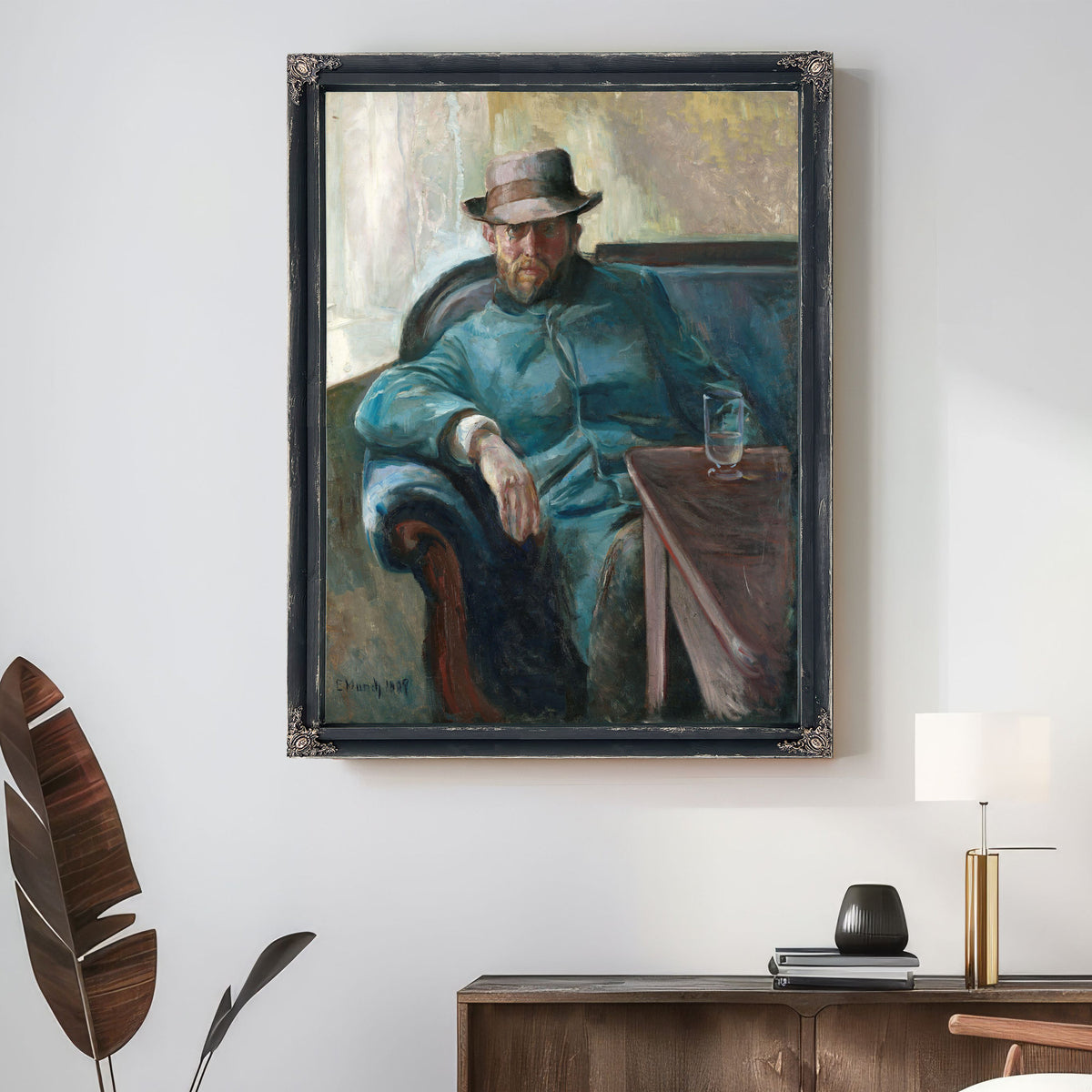 Hans Jger 1889 By Edvard Munch