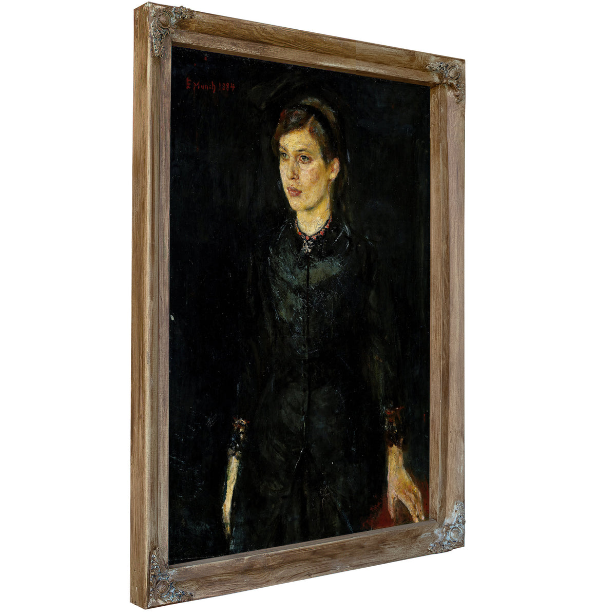 Inger Black 1884 By Edvard Munch