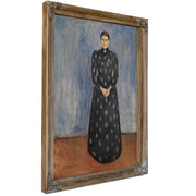Inger Black Violet 1892 By Edvard Munch