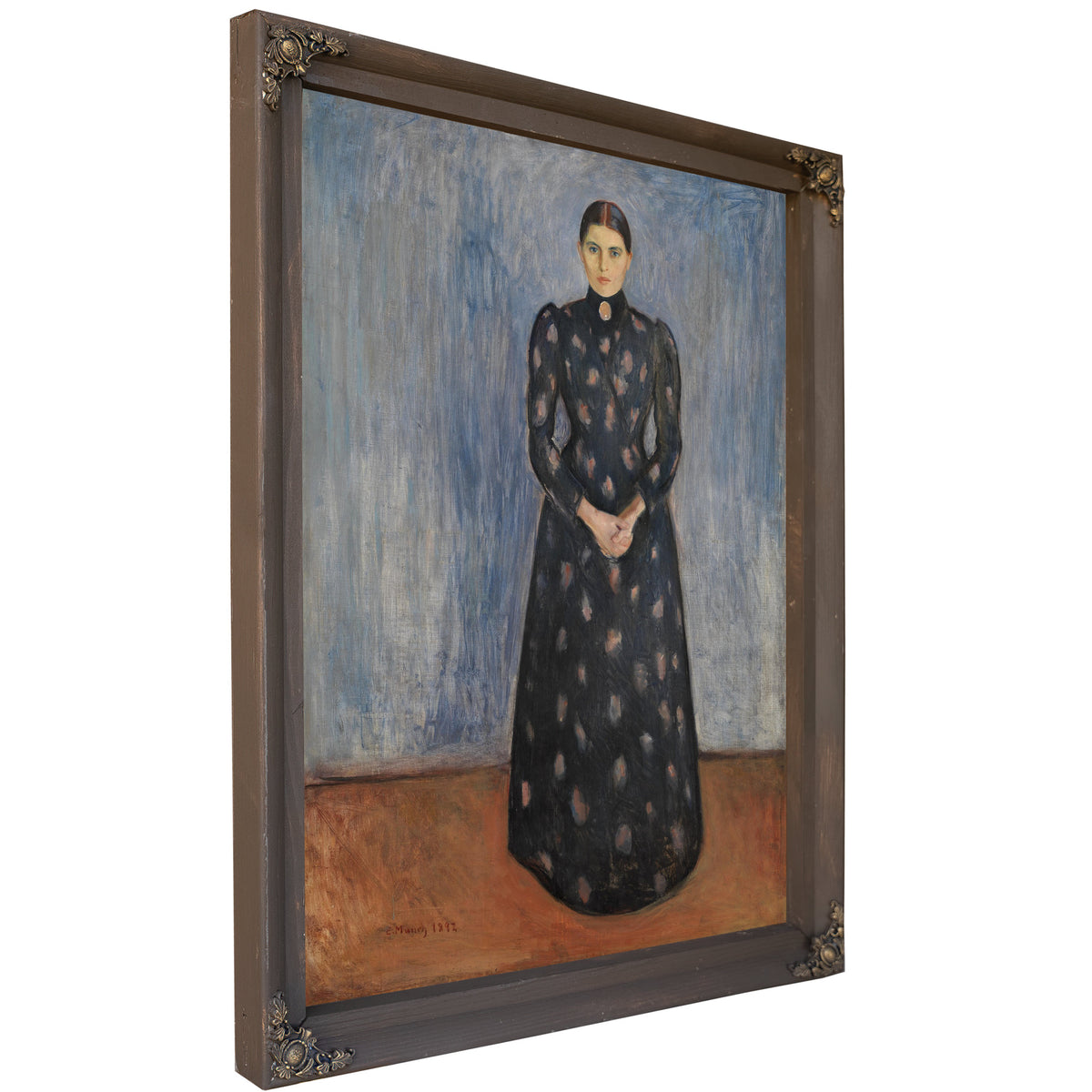 Inger Black Violet 1892 By Edvard Munch