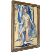 Kneeling Female Figure 192729 By Edvard Munch