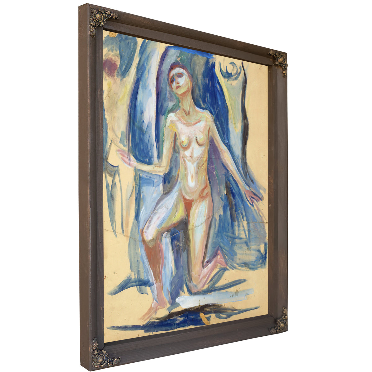 Kneeling Female Figure 192729 By Edvard Munch