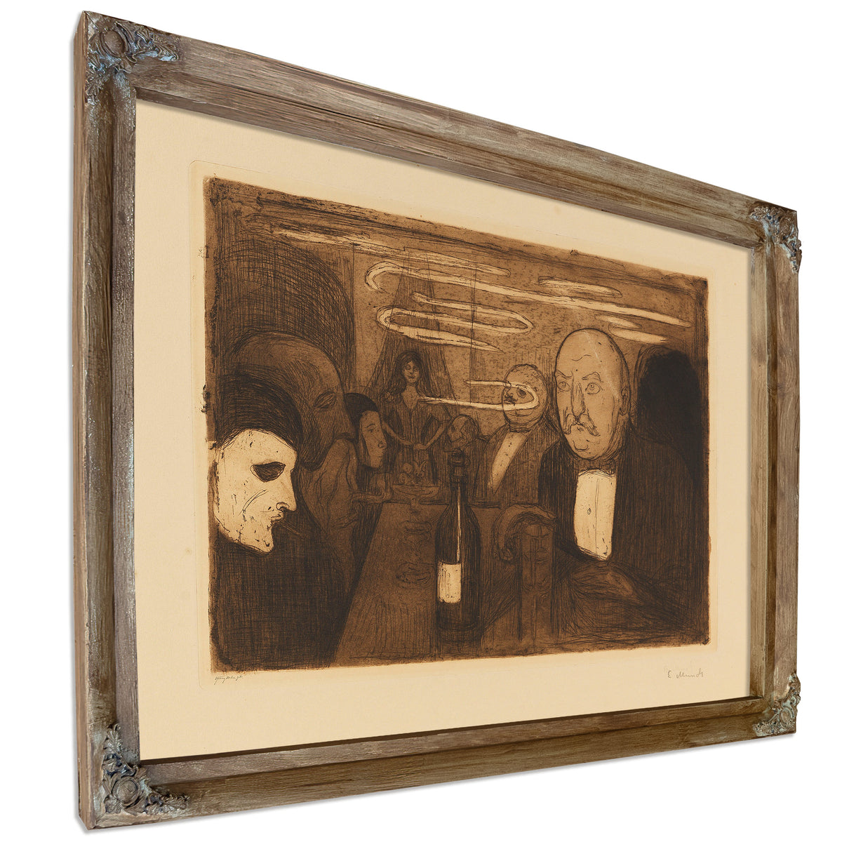 Kristiania Boheme Ii 1895 By Edvard Munch