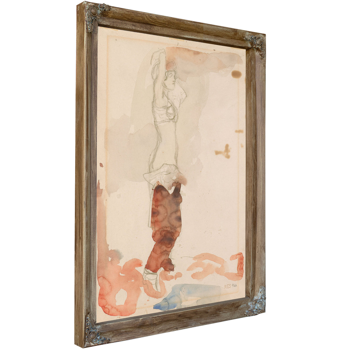 Kvinnelig Modellstudie Ca 1920 By Edvard Munch