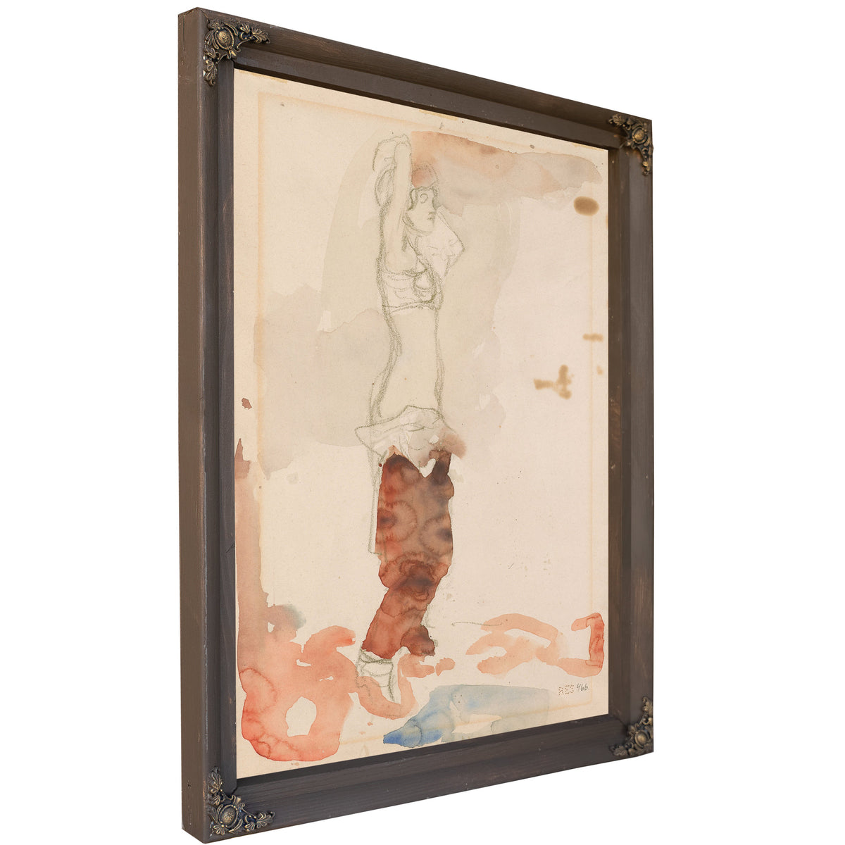 Kvinnelig Modellstudie Ca 1920 By Edvard Munch