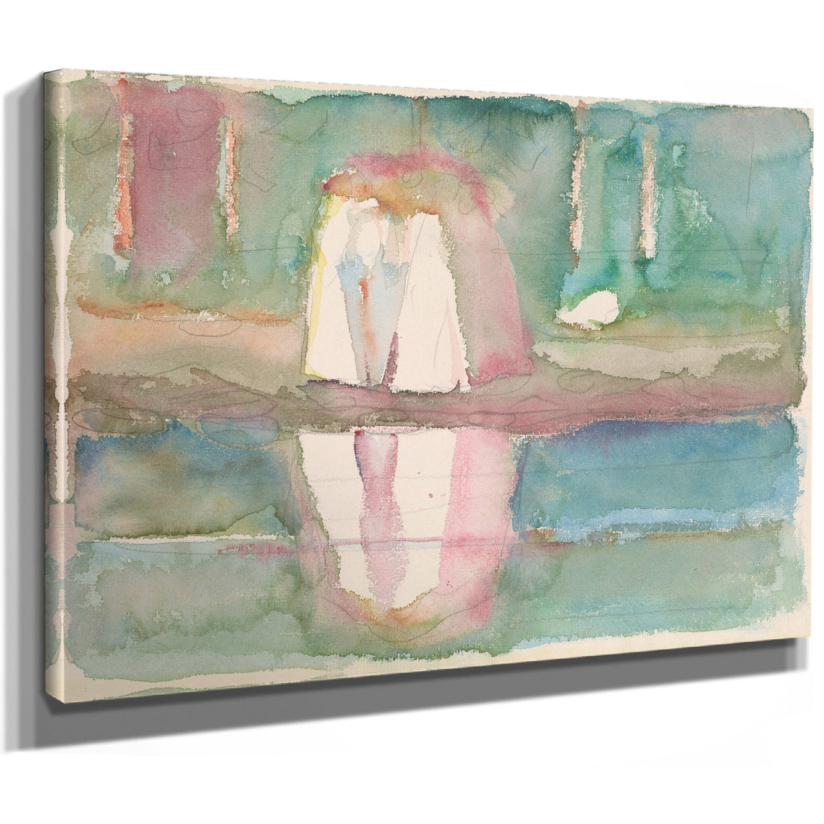 Kvinner Pa Stranden Asgardstrand 1920 By Edvard Munch