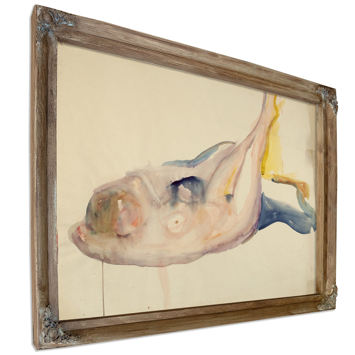 Liggende Akt Med Hevede Ben 1919 1924 By Edvard Munch